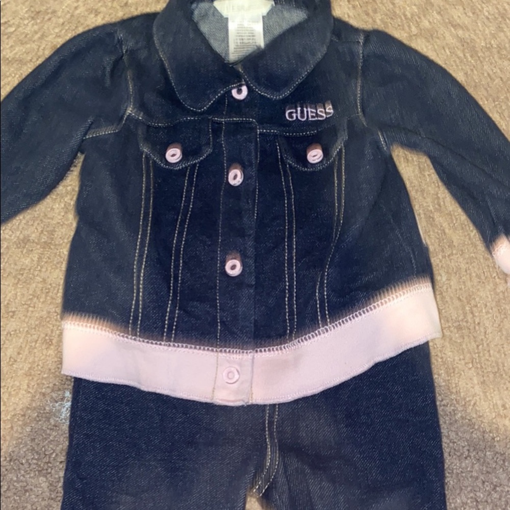 Guess outfit girl 6/9 months